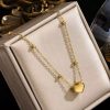 Golden pendent with locket