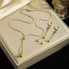 Golden pendent with locket