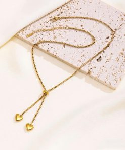 Golden pendent with locket