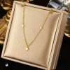 Golden pendent with locket  star