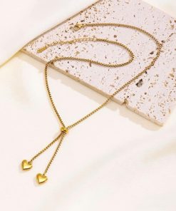 Golden Pendent with heart locket