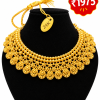Royal Gold Teardrop Bridal Necklace